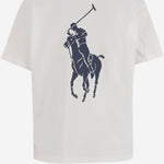 T-shirt in cotone con logo 211A96263 004 POLO RALPH LAUREN 