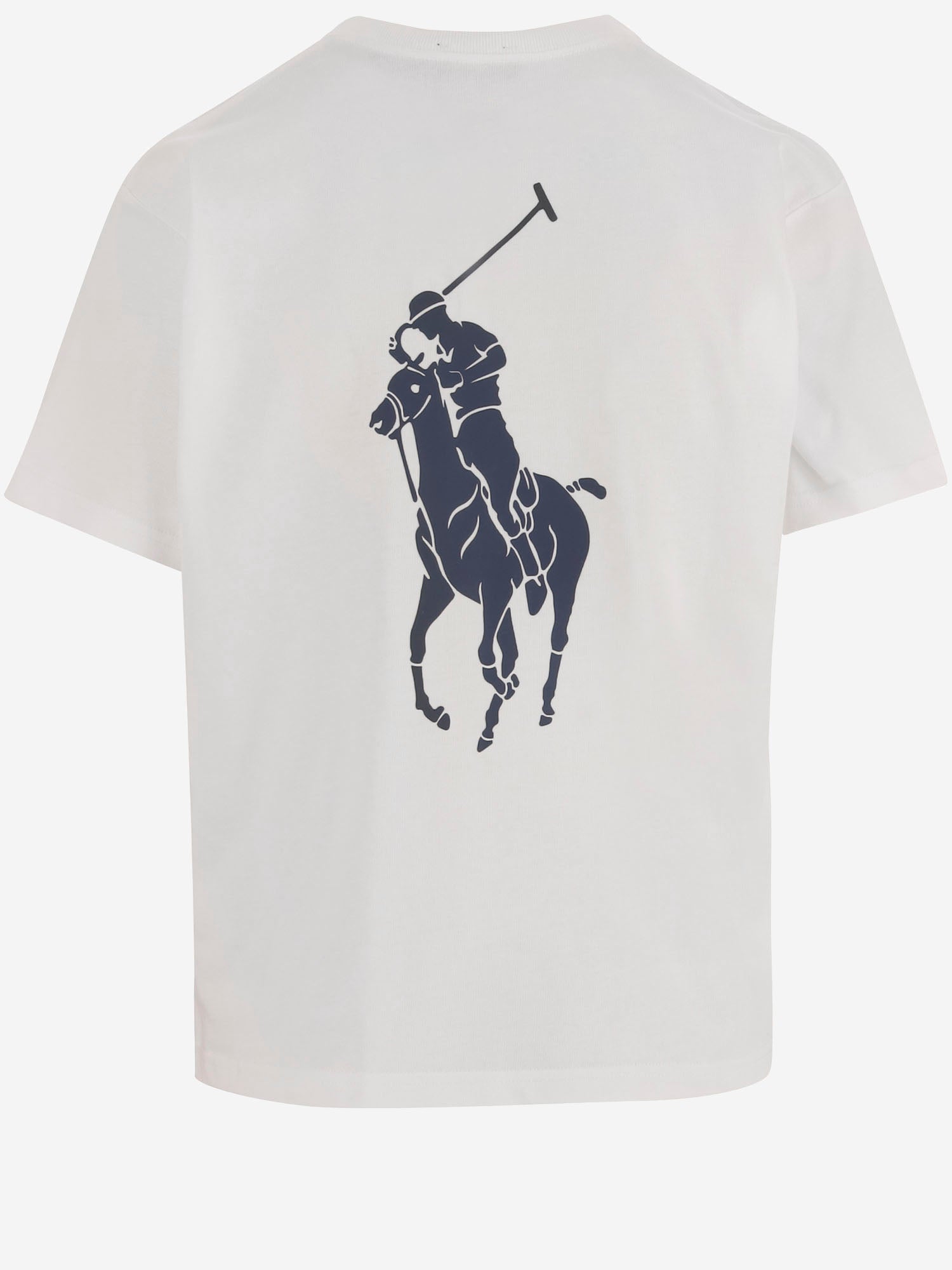 T-shirt in cotone con logo 211A96263 004 POLO RALPH LAUREN 