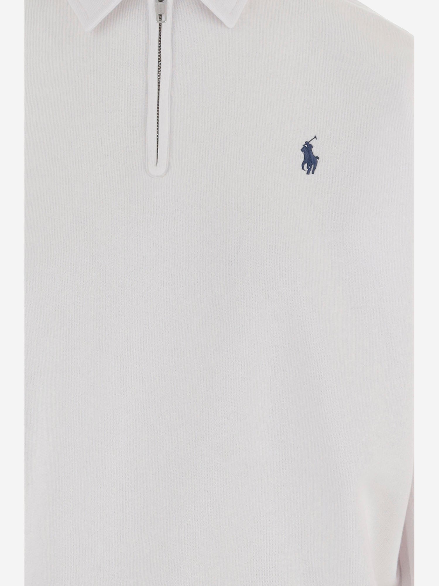 PULLOVER IN MISTO COTONE CON LOGO 211B18685 006 POLO RALPH LAUREN 