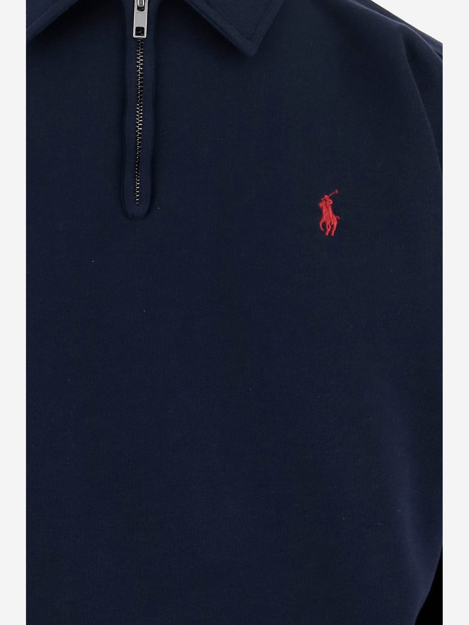 PULLOVER IN COTONE CON LOGO 211B18685 010 POLO RALPH LAUREN 