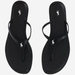 SANDALI IN PELLE CON LOGO 818P01594 001 POLO RALPH LAUREN 