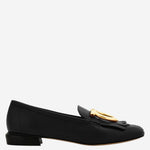 MOCASSINI SILVY CON DETTAGLIO FRANGE IN PELLE 01K907 001 SALVATORE FERRAGAMO 