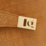 BORSA A SPALLA HUG SOFT IN SUEDE 219816 033 SALVATORE FERRAGAMO 