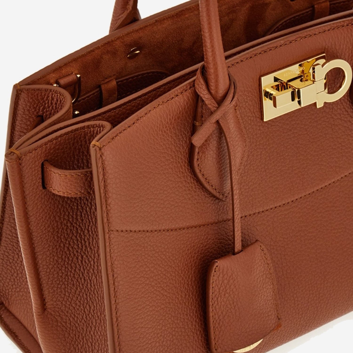 Borsa a mano in pelle martellata 21A112 003 SALVATORE FERRAGAMO 