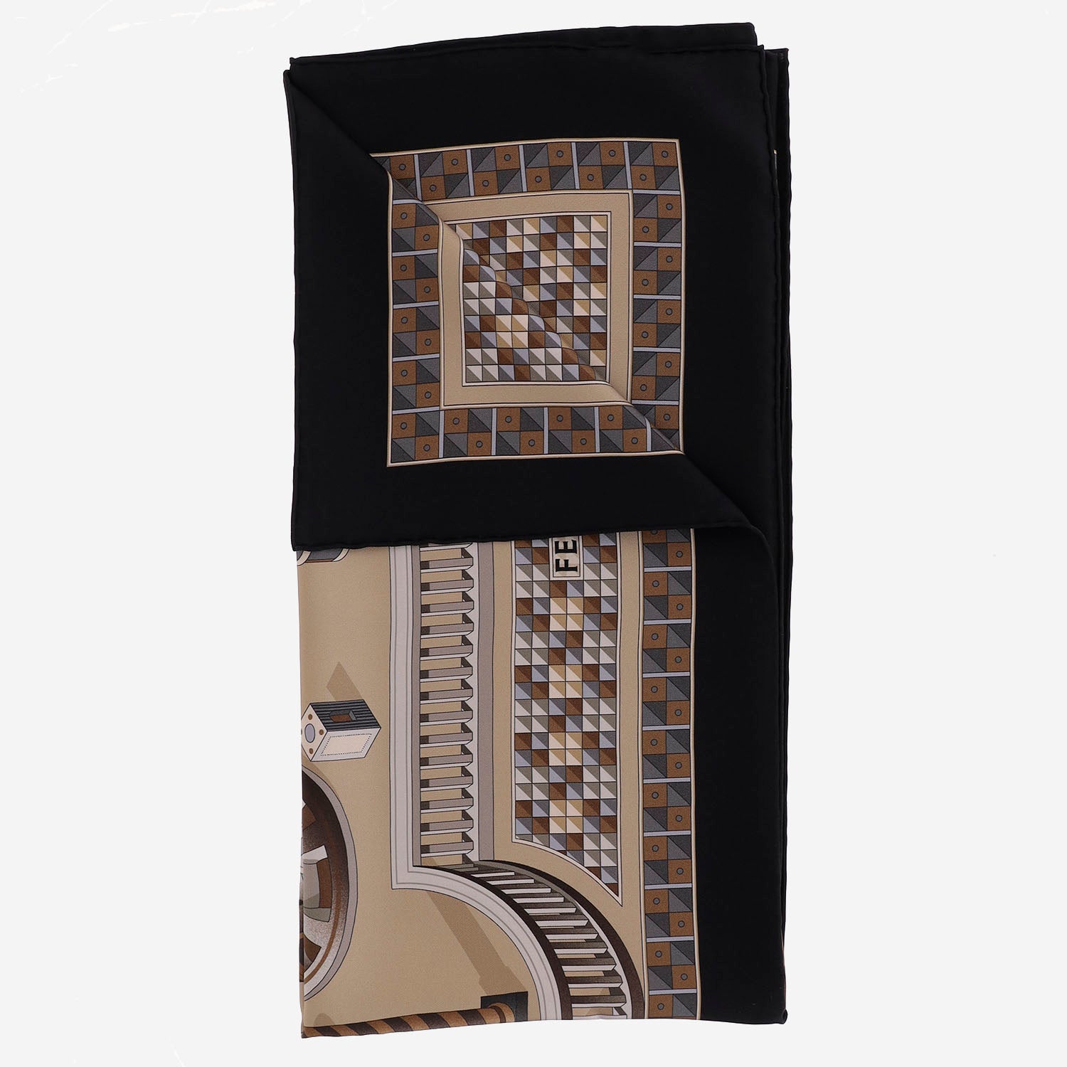 FOULARD IN SETA CON STAMPA NADIR 310197 009 SALVATORE FERRAGAMO 