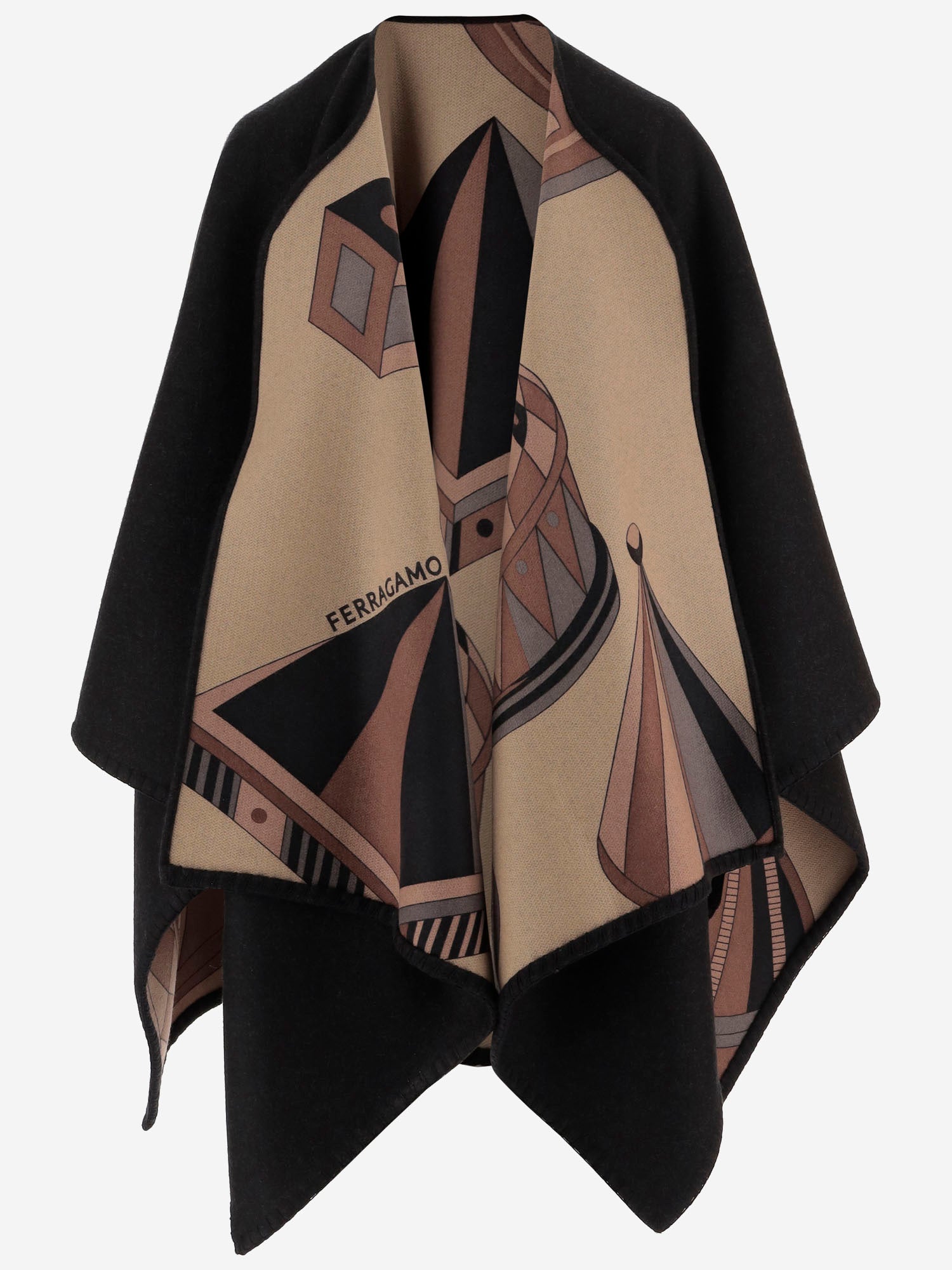 CAPPA REVERSIBILE IN LANA E CASHMERE 320963 003 SALVATORE FERRAGAMO 