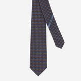 CRAVATTA IN SETA CON PATTERN GEOMETRICO 351356 004 SALVATORE FERRAGAMO 