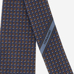 CRAVATTA IN SETA CON PATTERN GEOMETRICO 351356 004 SALVATORE FERRAGAMO 