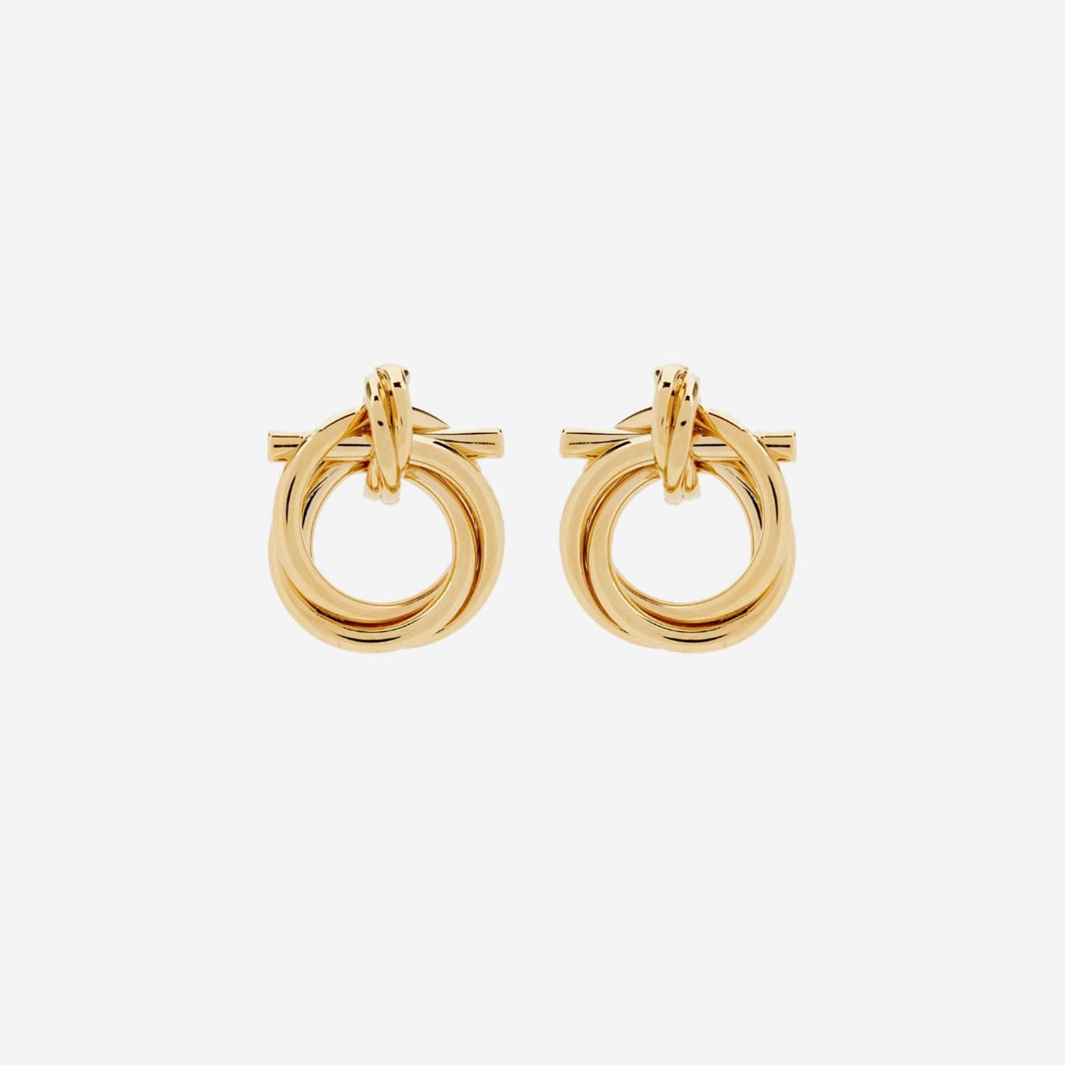 ORECCHINI GANCINI TORCHON 760549 001 SALVATORE FERRAGAMO 