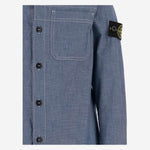 CAMICIA IN DENIM DI COTONE 1100002 S0310V0040 STONE ISLAND KIDS 