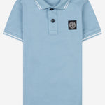 POLO IN COTONE STRETCH CON LOGO 2200001 S0018V004A STONE ISLAND KIDS 