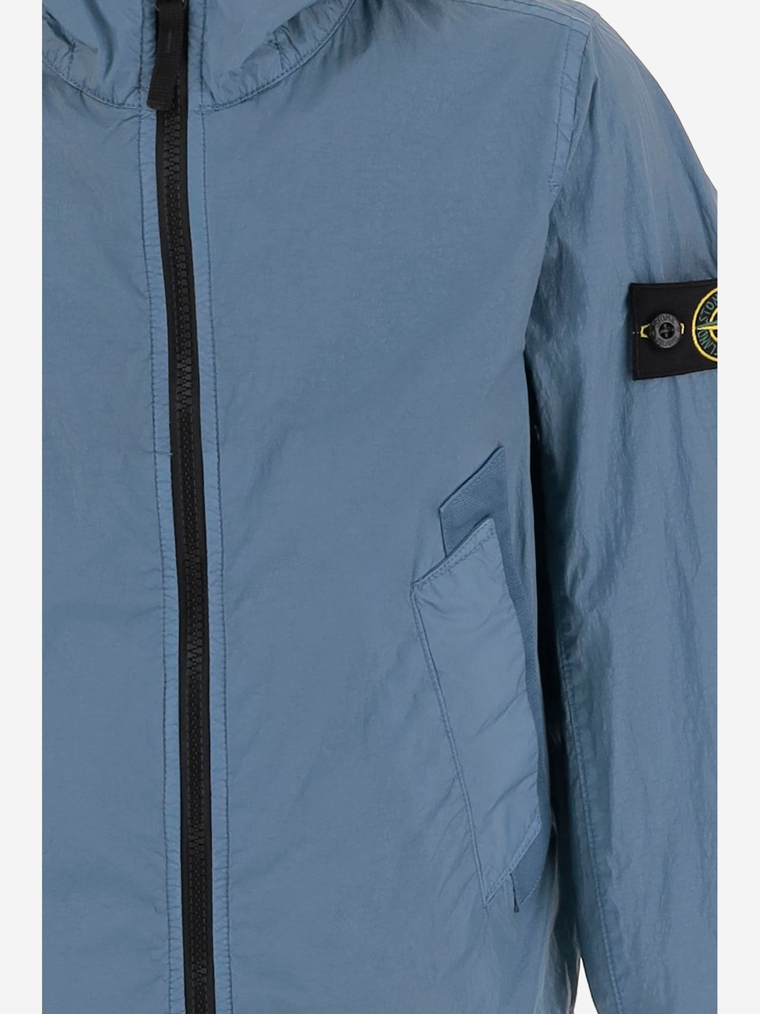 GIACCA IN NYLON CON LOGO 4100003 S0A23V004A STONE ISLAND KIDS 