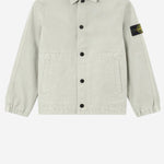 GIACCA IN COTONE CON LOGO 4100010 S0104V0161 STONE ISLAND KIDS 