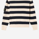 MAGLIONE IN MISTO COTONE A RIGHE 5100011 S0M11V0028 STONE ISLAND KIDS 