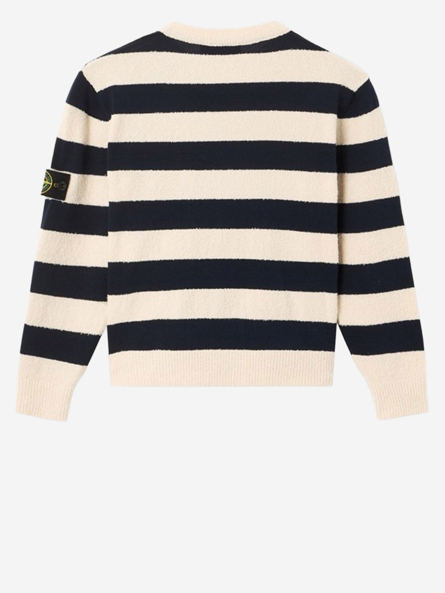 MAGLIONE IN MISTO COTONE A RIGHE 5100011 S0M11V0028 STONE ISLAND KIDS 