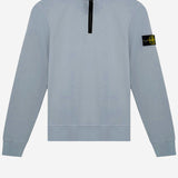PULLOVER IN COTONE CON MEZZA ZIP 6100013 S0040V004A STONE ISLAND KIDS 