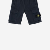 PANTALONI CORTI IN COTONE STRETCH L100004 S0012V0020 STONE ISLAND KIDS 