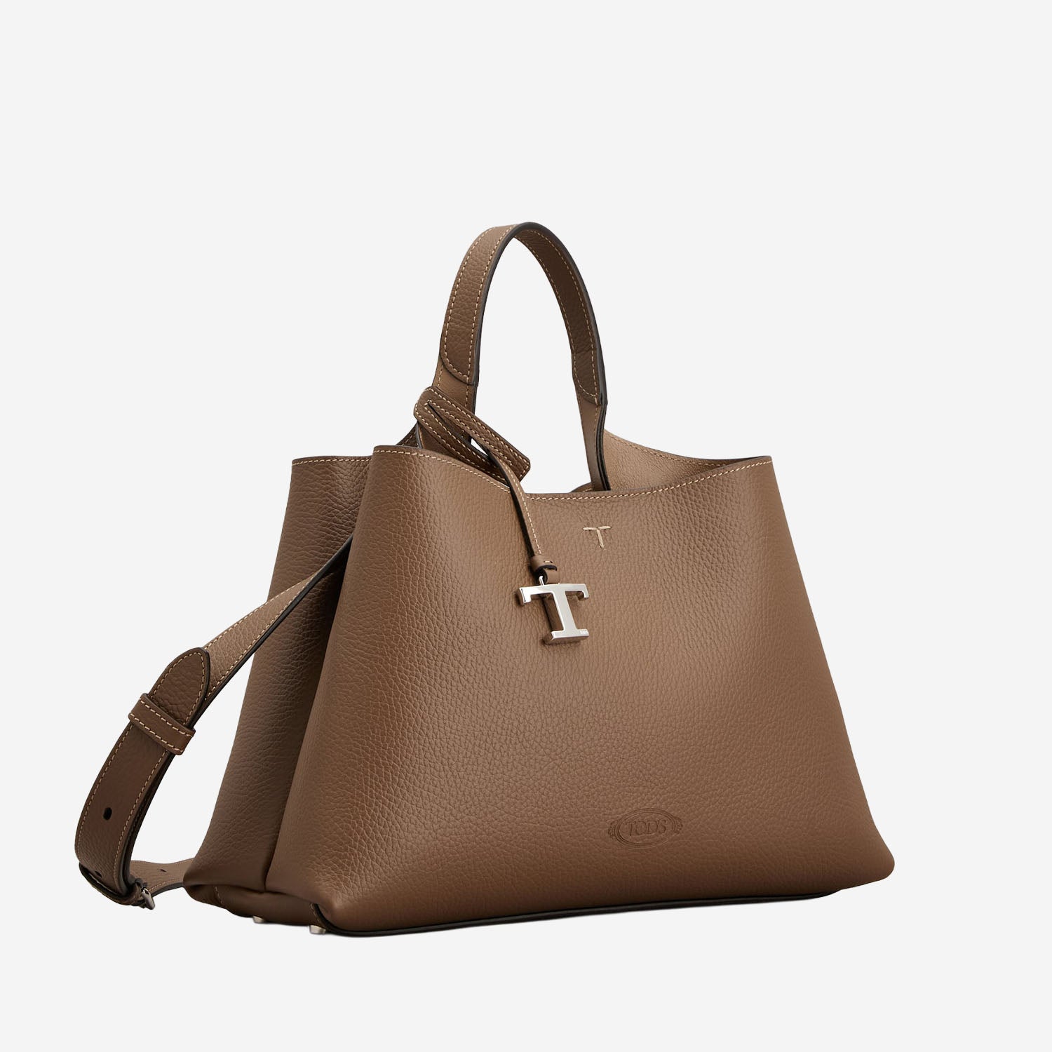 Borsa in pelle con logo XBWAPAJ0200QRI 4L64 TODS 