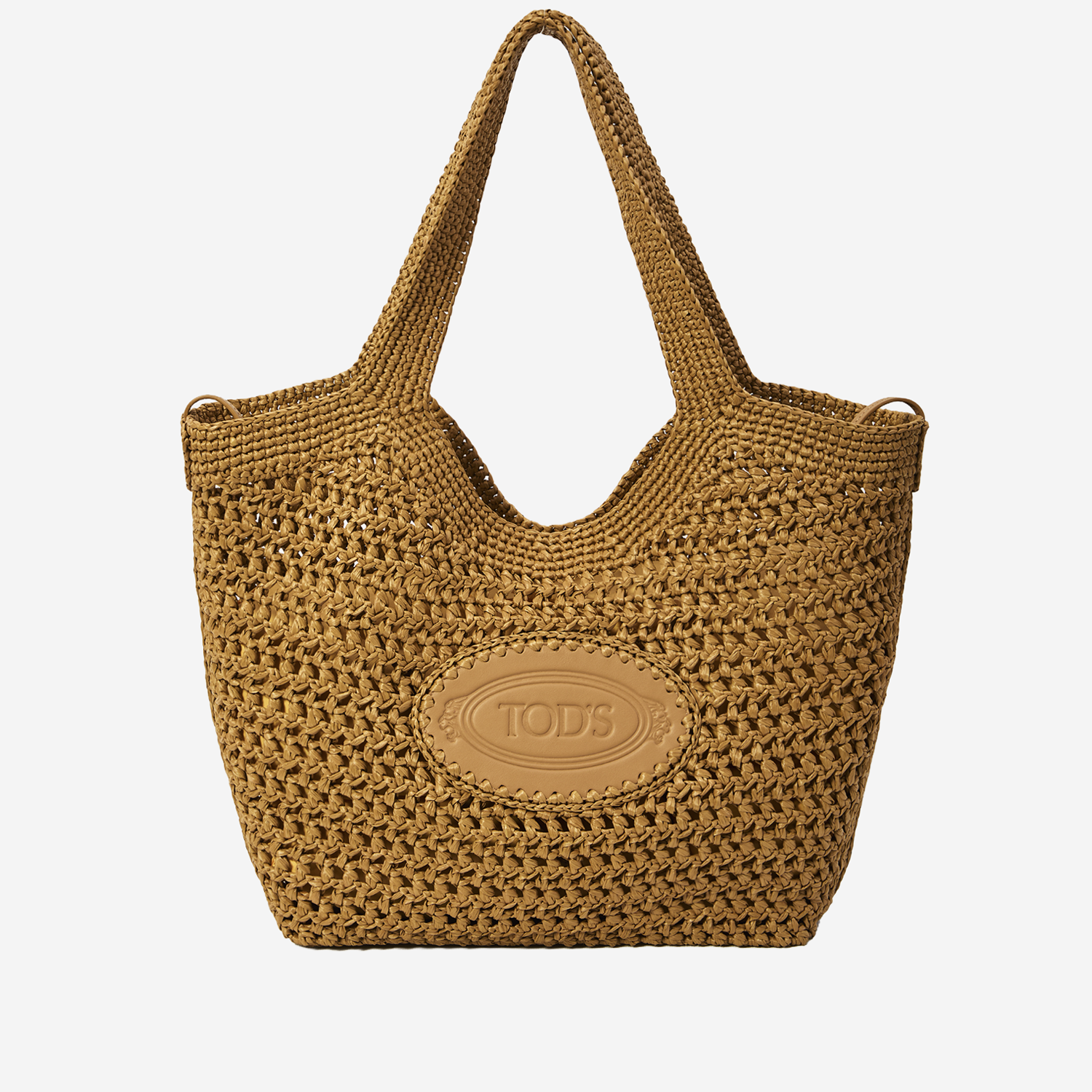 BORSA SHOPPING IN RAFIA CON LOGO XBWEBLA0300 RGM478Y TODS 