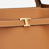 BORSA SHOPPING IN PELLE CON LOGO XBWTIMA0200WKA S410 TODS 