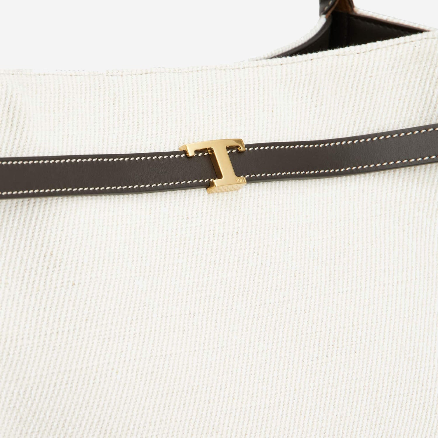 BORSA SHOPPING MEDIA IN CANVAS E PELLE XBWTIMAT300U6J 043X TODS 