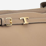 BORSA A MANO IN PELLE CON LOGO XBWTIMJ0200WKA C413 TODS 