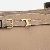 BORSA A MANO IN PELLE CON LOGO XBWTIMJ0200WKA C413 TODS 