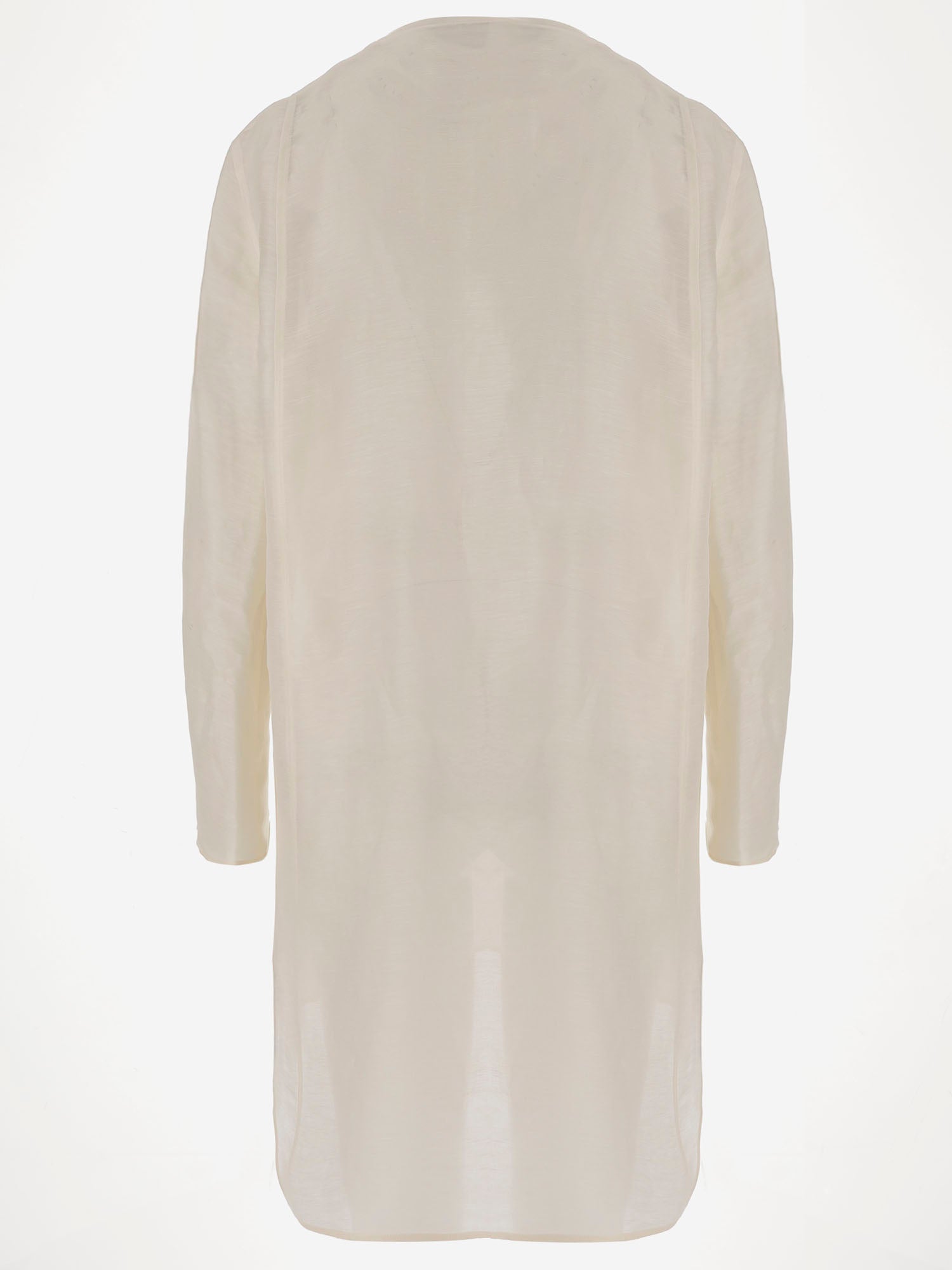 ABITO AVORIO IN LINO E SETA 176549 106 TORY BURCH 