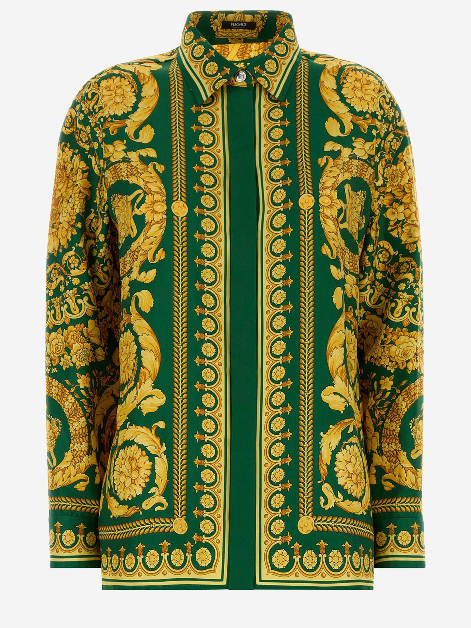 CAMICIA MARCOS IN SETA 1001360 1A042365GD10 VERSACE 