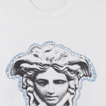 T-SHIRT IN COTONE CON STAMPA LOGO 1013302 1A167531W000 VERSACE 