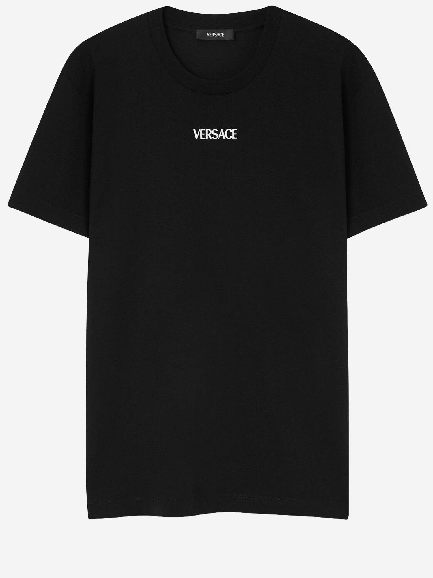 T-SHIRT IN COTONE CON LOGO 1013944 1A164551B000 VERSACE 