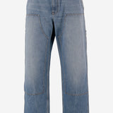 JEANS CARPENTER IN DENIM DI COTONE 1017860 1A163861D190 VERSACE 