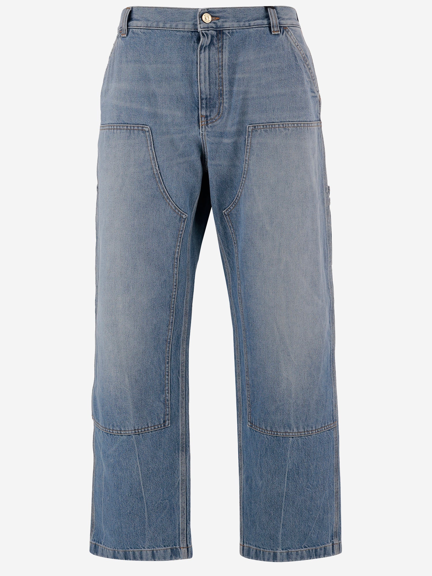 JEANS CARPENTER IN DENIM DI COTONE 1017860 1A163861D190 VERSACE 