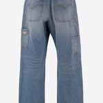 JEANS CARPENTER IN DENIM DI COTONE 1017860 1A163861D190 VERSACE 