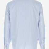 CAMICIA IN COTONE A RIGHE CON LOGO 1018874 1A164762VM60 VERSACE 
