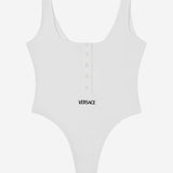 BODY IN COTONE STRETCH CON LOGO 1019688 1A095511W010 VERSACE 
