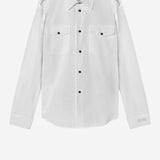 CAMICIA IN  COTONE CON BOTTONI A CONTRASTO 1019892 1A147481W000 VERSACE 