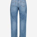 JEANS IN COTONE CON DETTAGLIO LOGO 1020576 1A163861D190 VERSACE 