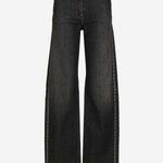 JEANS IN COTONE CON BORCHIE 1022452 1A164771D040 VERSACE 