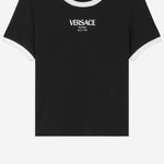 T-SHIRT IN VISCOSA STRETCH 1022656 1A166852B020 VERSACE 