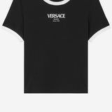 T-SHIRT IN VISCOSA STRETCH 1022656 1A166852B020 VERSACE 