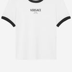 T-SHIRT IN VISCOSA STRETCH 1022656 1A166852W020 VERSACE 