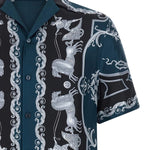 Camicia in twill di seta stampata 1022740 1A160965BE50 VERSACE 