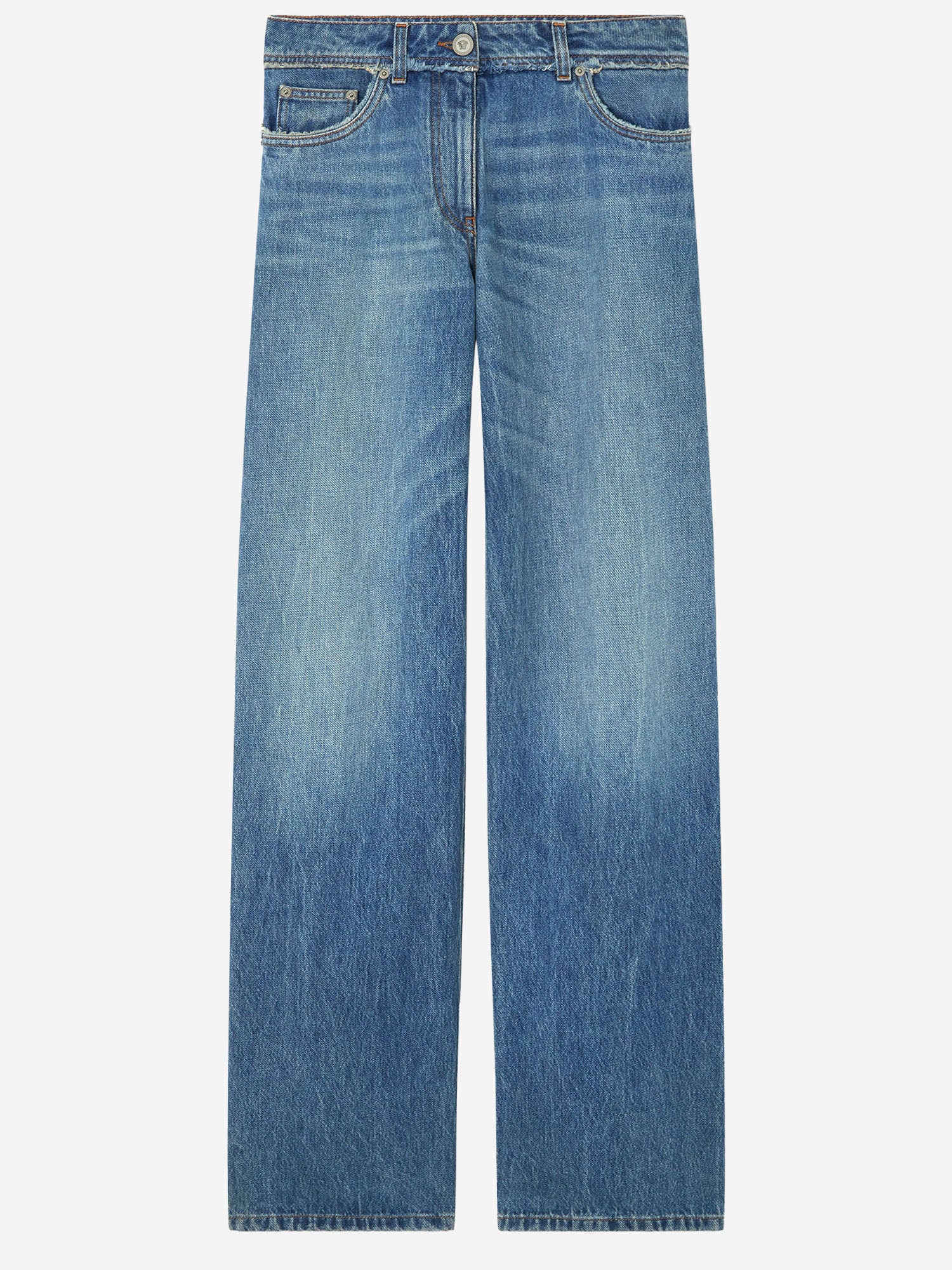 JEANS BOYFRIEND IN COTONE 1023064 1A170461D800 VERSACE 