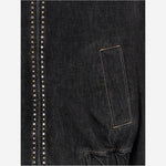 GIUBBOTTO DECORATO IN COTONE 1023067 1A164771D040 VERSACE 