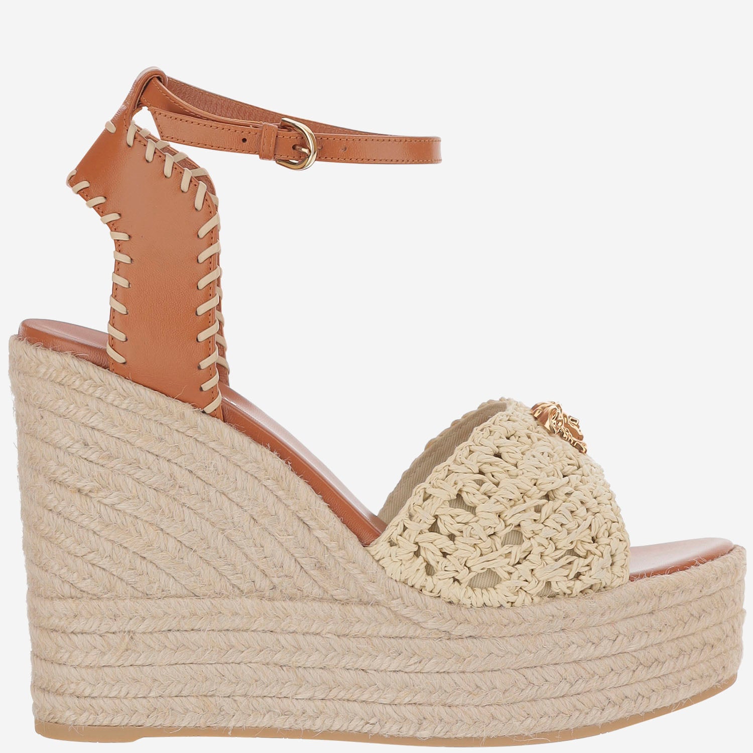 SANDALI LA MEDUSA ZEPPE 1023074 1A170442KJ8V VERSACE 