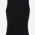 TOP IN COTONE STRETCH CON BORCHIE 1023209 1A172211B000 VERSACE 