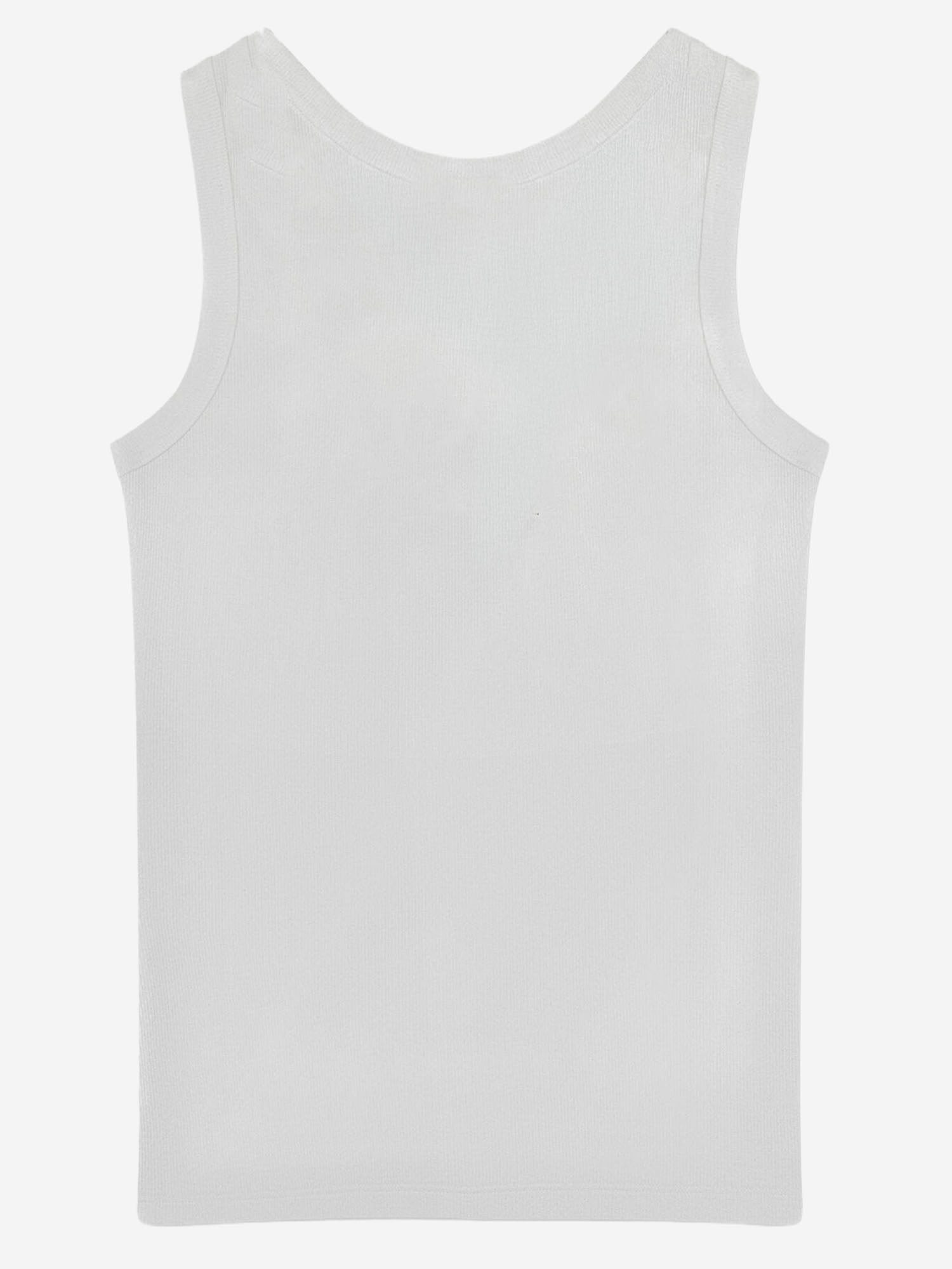 CANOTTA IN COTONE STRETCH CON LOGO 1023210 1A172221W000 VERSACE 