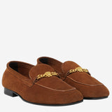 MOCASSINI MEDUSA IN PELLE SCAMOSCIATA 1023348 1A098921NG8V VERSACE 