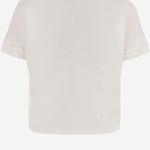 T-SHIRT IN COTONE STRETCH IN LOGO 1023694 1A178881W000 VERSACE 